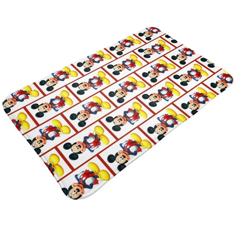 Custom Cartoon Anime Tv Mickey Mouse Front Floor Door Entrance Mat Indoor Kitchen Bathroom Doormat Living Room Carpet Rug