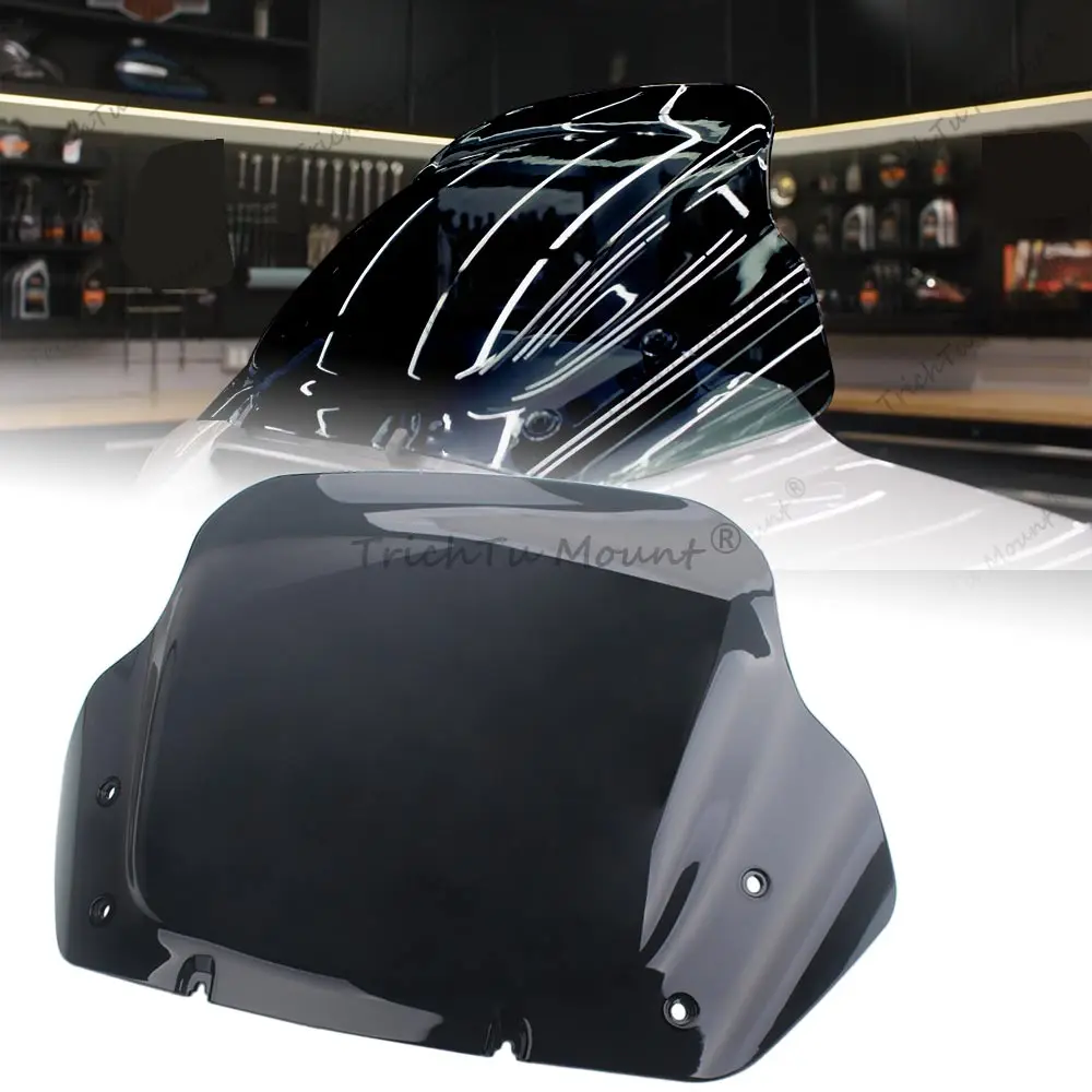 

14" Motorcycle Accessories Windscreens Smoke Windshield Fit For Harley Street Glide FLHX/I models 2024 2025 -later