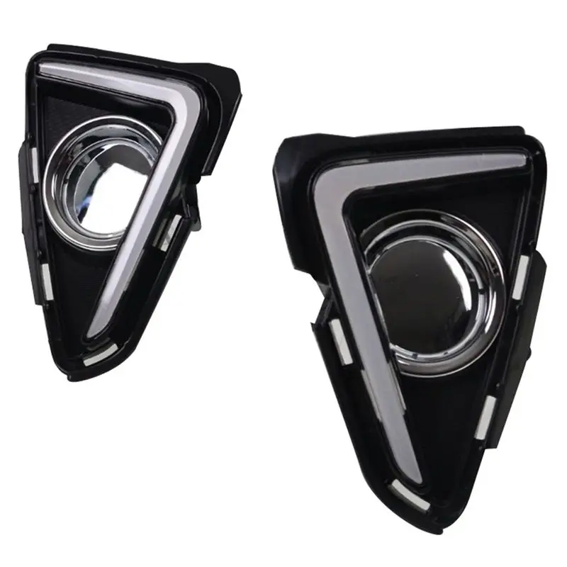 

LED Daytime Running Light For Toyota RAV4 2016-2018 Amber Turn Signal DRL Fog Lamp Accessories