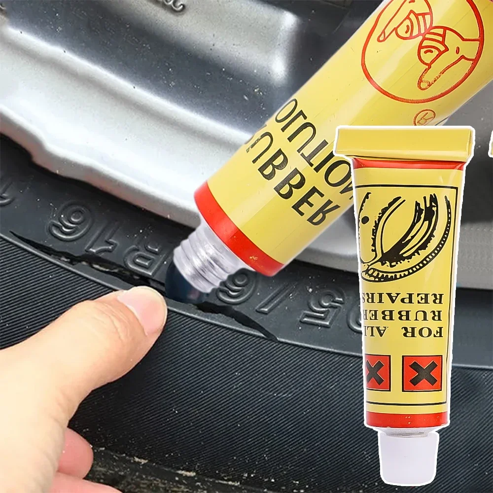 Schnell trocknender Reifenreparaturkleber, schnell härtendes Schlauchdichtmittel für Auto, Motorrad, Notfallreparatur am Straßenrand – Detail 2