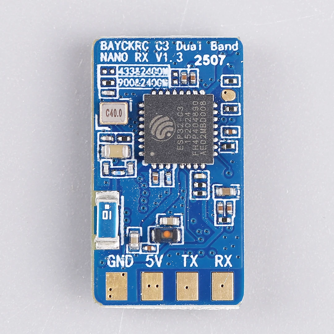 BAYCKRC C3 900 2400 Dual Band RX TCXO ExpressLRS ELRS Receiver Single Antenna Handles Multiple Frequencies 868/915/2.4Ghz