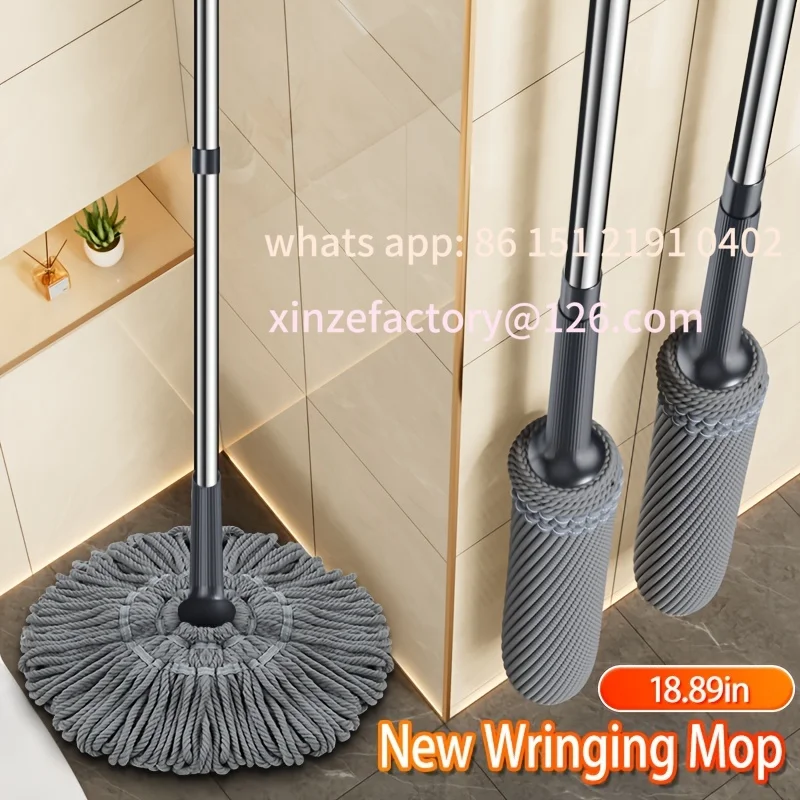 

Customizable Mop 40cm JOYBOS Hands-Free Washing Floor Cleaner Wet Dry Household Microfiber Mops For Home Toli