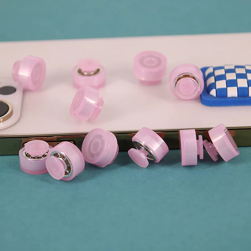 10Pcs Manicure Rotating Jewelry Accessories Universal Rotating Bearing Rotatable Transfer Bead Nail Decoration