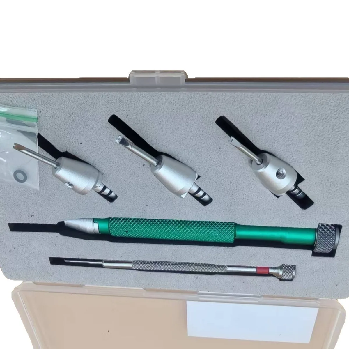 Green Silver Metal Screwdriver Set Multi Tip For HB Watch Repair Tool Small Electronics Disassembly Assembly Hand Tools Kit