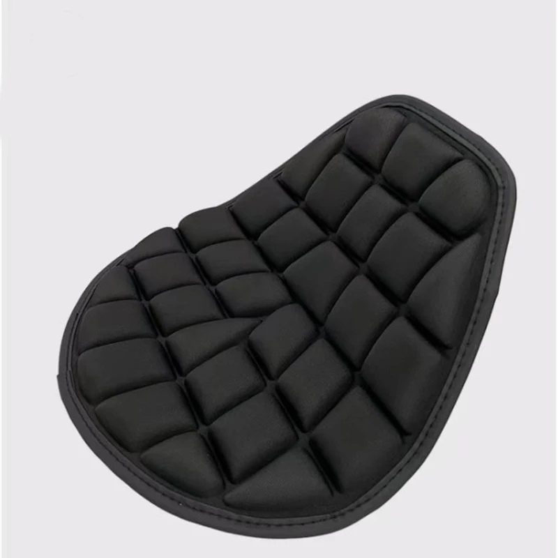 Universal 3D Foam Motorcycle Seat Cover Soft Comfort Breathable EVA Seat Cushion Mat Black For Electric Bike Scooter Motorcycle