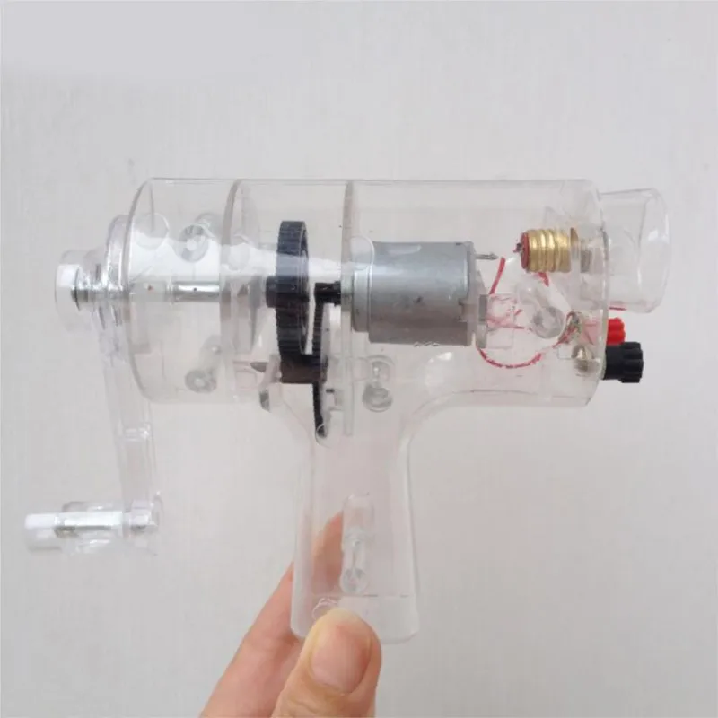 Miniature Hand Generator Energy Converter Power Generator Physics Experimental Teaching Equipment School Teaching Instrument