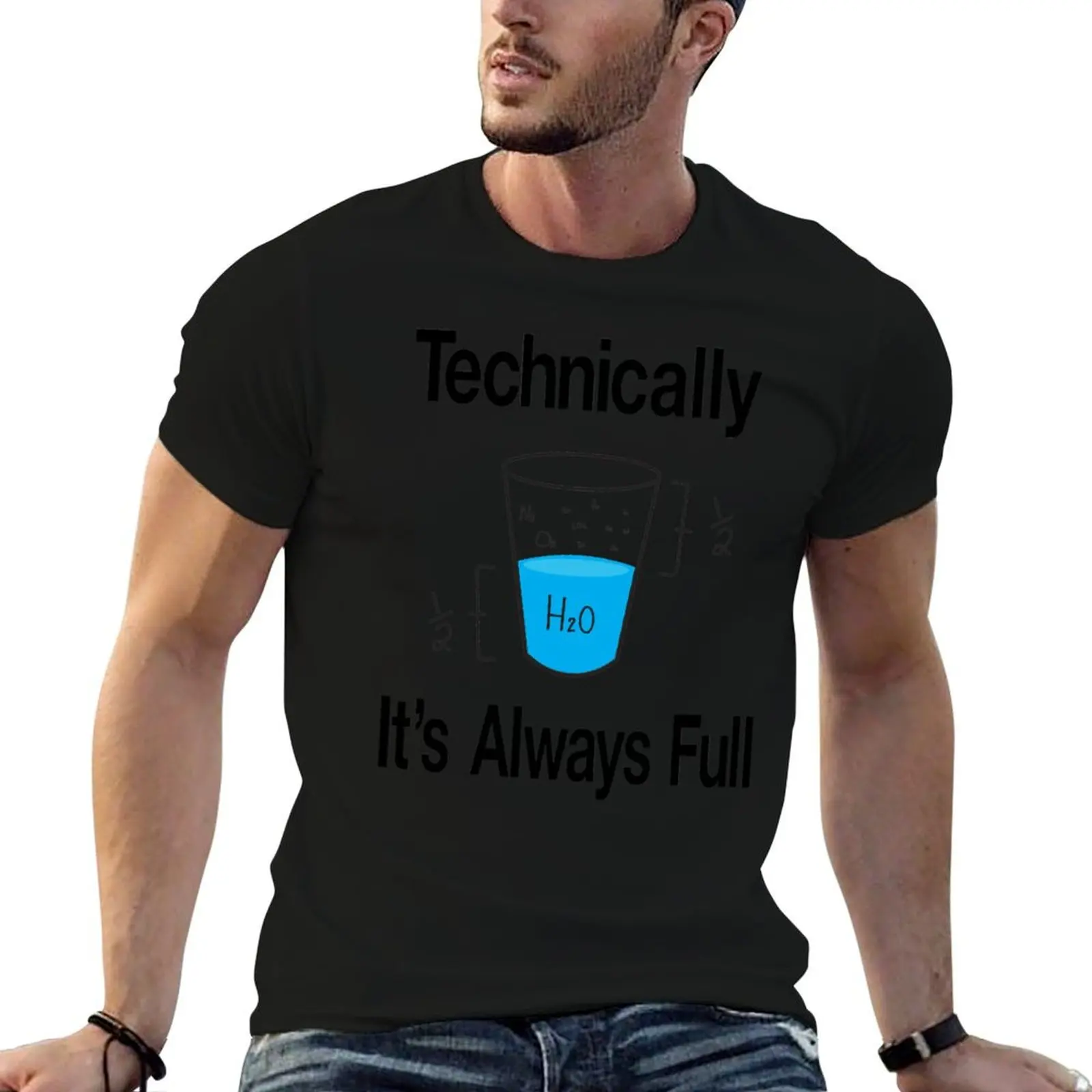 La science est optimiste, techniquement, elle est toujours pleine d'espoir - T-shirt avec citations scientifiques amusantes, T-shirt ample grande taille