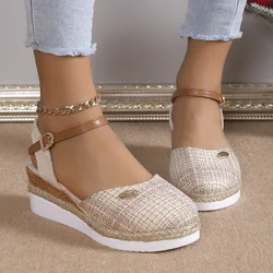Wedge Women Sandals New Summer Shoes for Women Gladiator Designer Shoes Platform Sandals Woman Heels Plus Size Sandalias Mujer