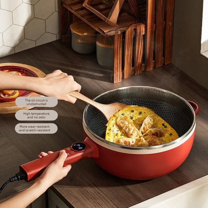 

Large Capacity Multifunctional Honeycomb Non-stick Electric Pan High Power Wear Resistant Integrated Electric Hot Pot For Home