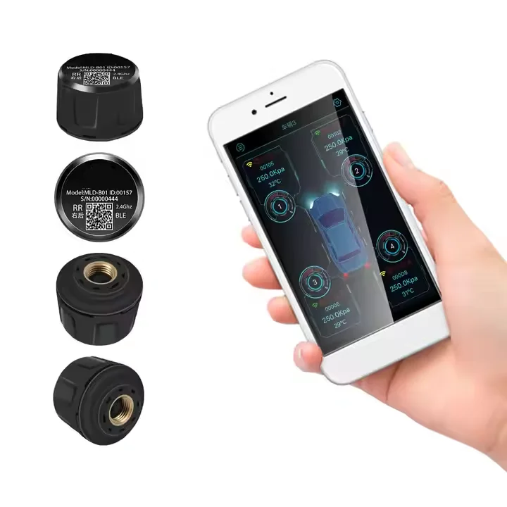 

App Detective Digital TPMS Car Tire Pressure System Blue-tooth 5.0 External Tire Pressure Detector