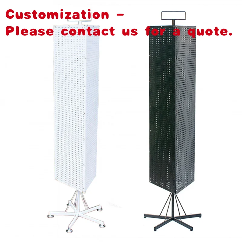 custom.Custom Store Floor Spinner Hanging Jewelry Earring Earphone Phone Accessories Tools Metal Pegboard Rotating Display Stand