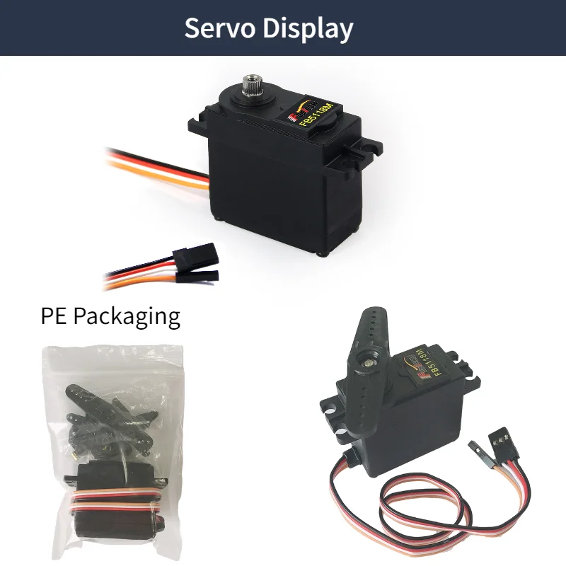 15KG Assembly Remote Control Aircraft Electric Parts RC Servo Motor Components for RC Airplanes