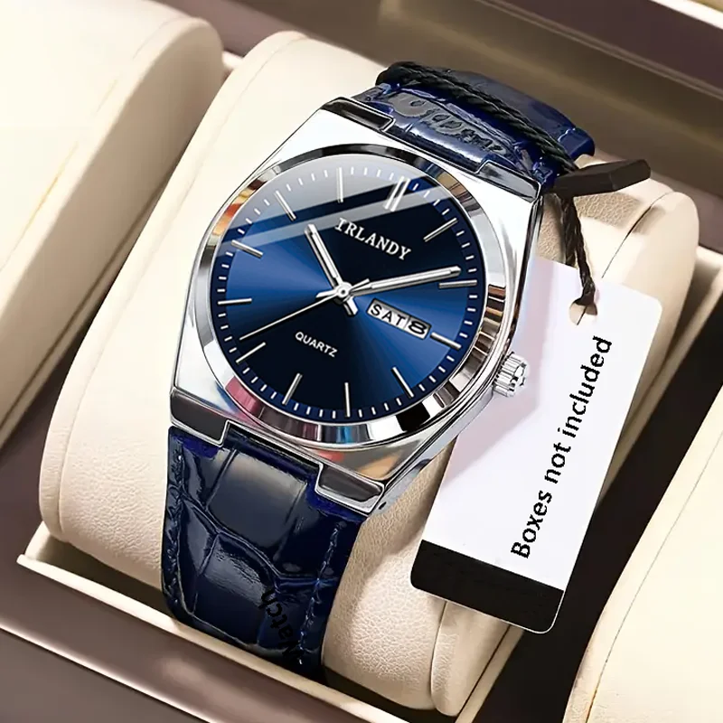 1pc Men's Fashionable Luxury Quartz Watch, Available in Multiple Colors, Men's Watch, the Best Gift for Christmas and Halloween