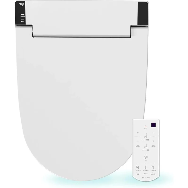 

VB-6000SE Electric Smart Bidet Toilet Seat with Dryer, Heated Toilet Seat, Warm Water, Full Stainless-steel Nozzle - White