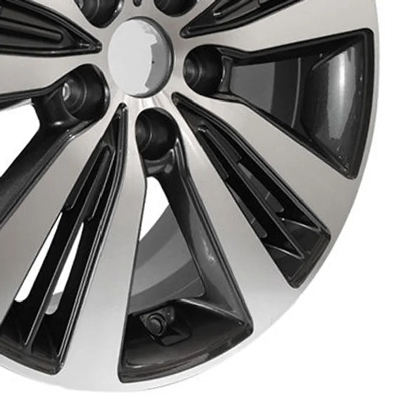 Gray Brush Silver Car Rims 17 Inch 17x 7J 5x114.3 5 Holes Alloy Casting Wheels Wholesale For 2014 2019