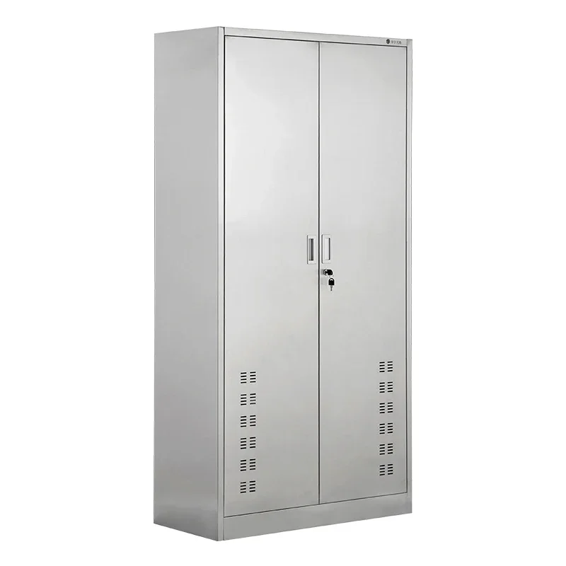 Stainless steel mop, broom, sanitary cabinet, cleaning tool storage cabinet, hospital glove cabinet