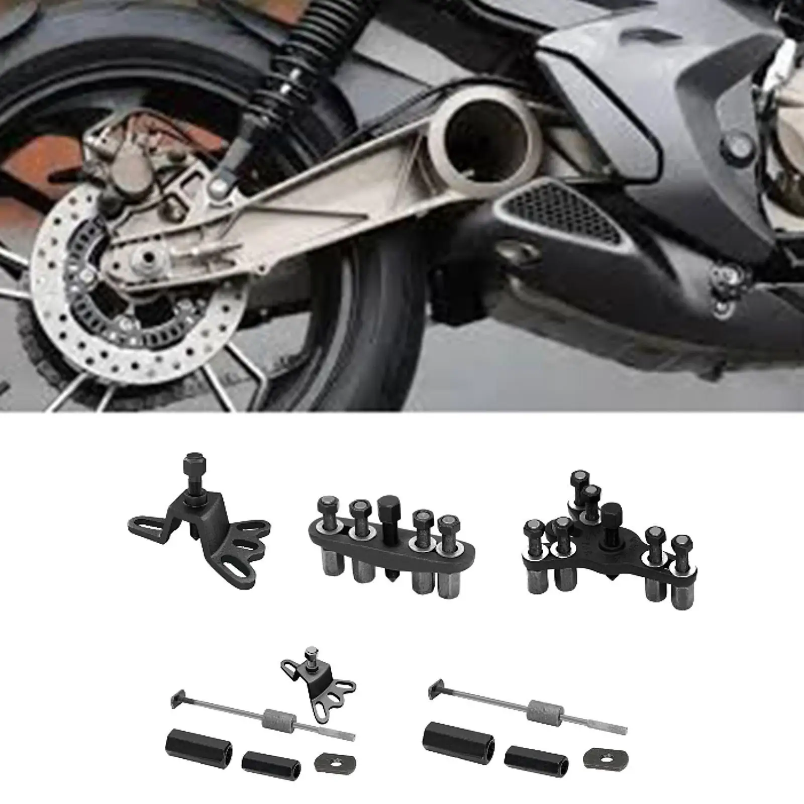 Extracteur d'essieu de haute dureté de dissolvant de tambour de frein arrière portatif pour l'entretien de moto de Tricycle