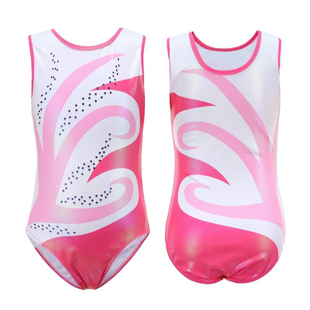 Girls Gymnastics Embroidery Glitter Tumbling Shorts Bottoms 5-12Y