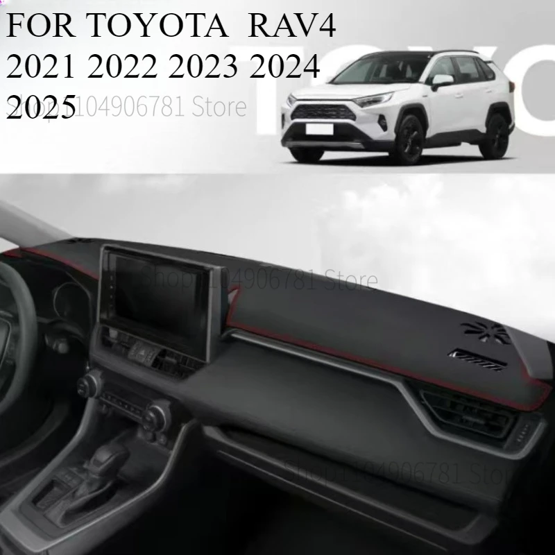 FOR TOYOTA  RAV4 2021 2022 2023 20242025 Car Dash Mat Dashmat Dashboard Mat Cover Sun Shade Dash Board Cover Carpet  Accessories