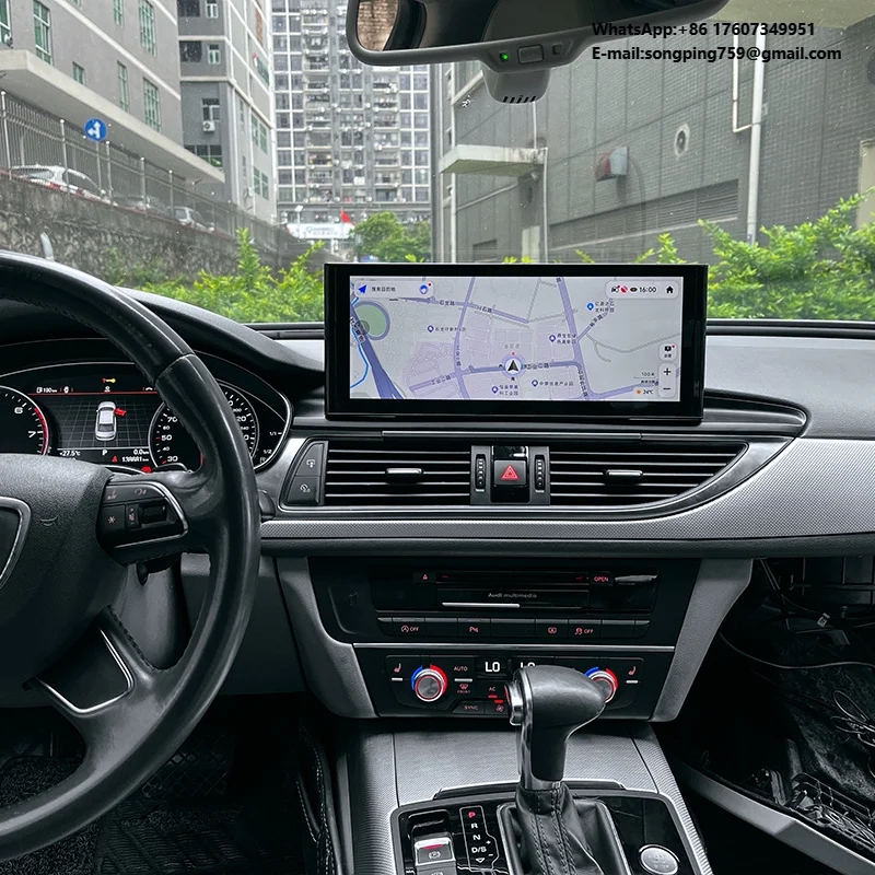2013-2018 High Performance Android Navigation Multimedia Player New Central Control LCD TFT IPS Screen RGB for Audi A6 Series