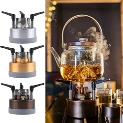 200ML Mini Alcohol Stove Portable Camp Stove Kit with Windshield Alcohol Burner for BBQ Outdoor Cooking Hiking Picnic Camping