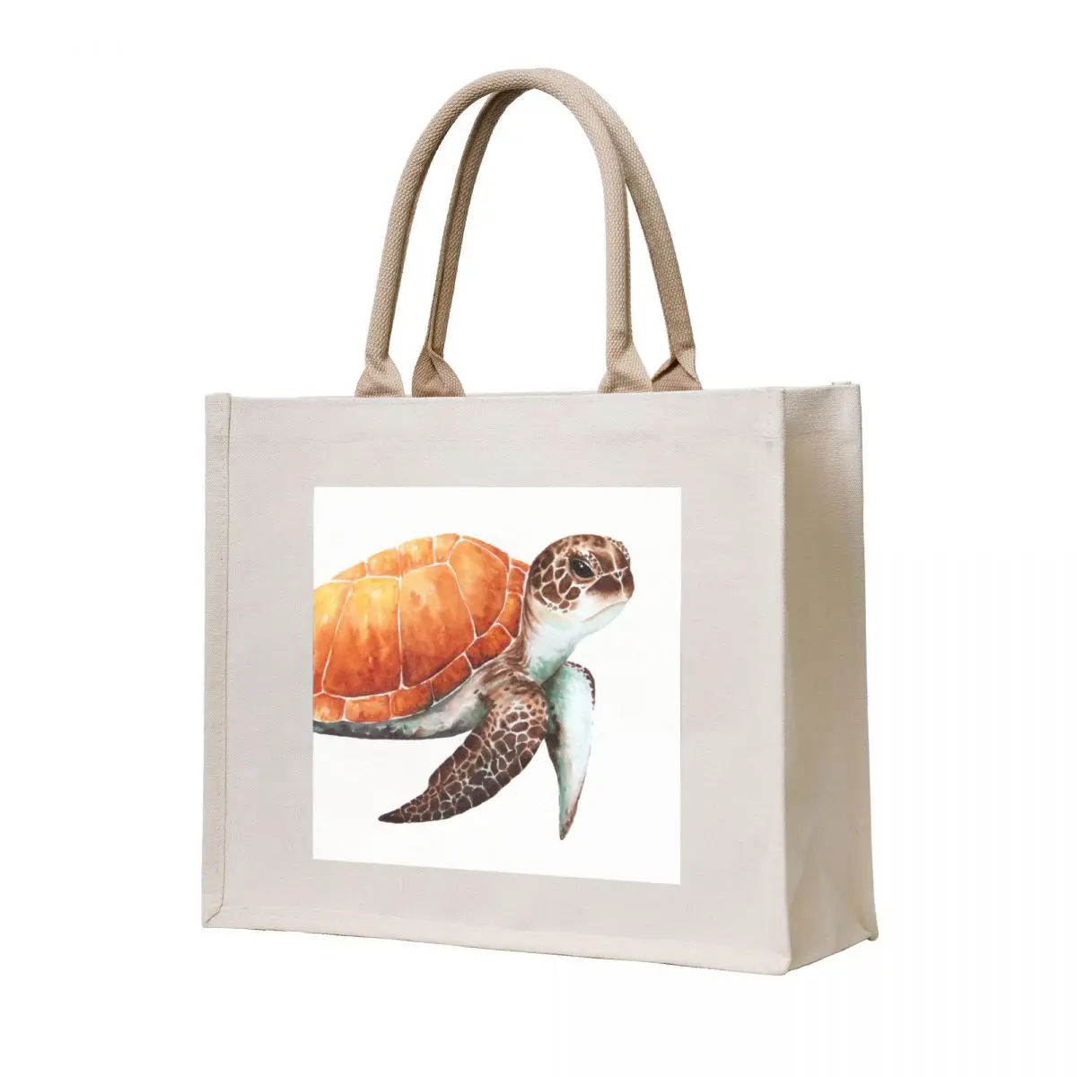 

Sea Turtle Tote Bag large tote bag custom bags Women's handbag shopping trolley bag