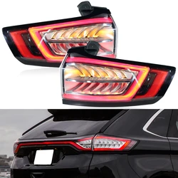 For Ford Edge 2015 2016 2017 2018 Car LED Tail Light Brake Warning Lamp Rear Taillight Assembly HT4Z13404D HT4Z13405E