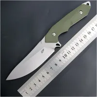 New Arrival EF122 Portable Camping Outdoor Knife Fixed D2 Blade G10 Handle Hunting Survival Tactical Utility Knives EDC Tools