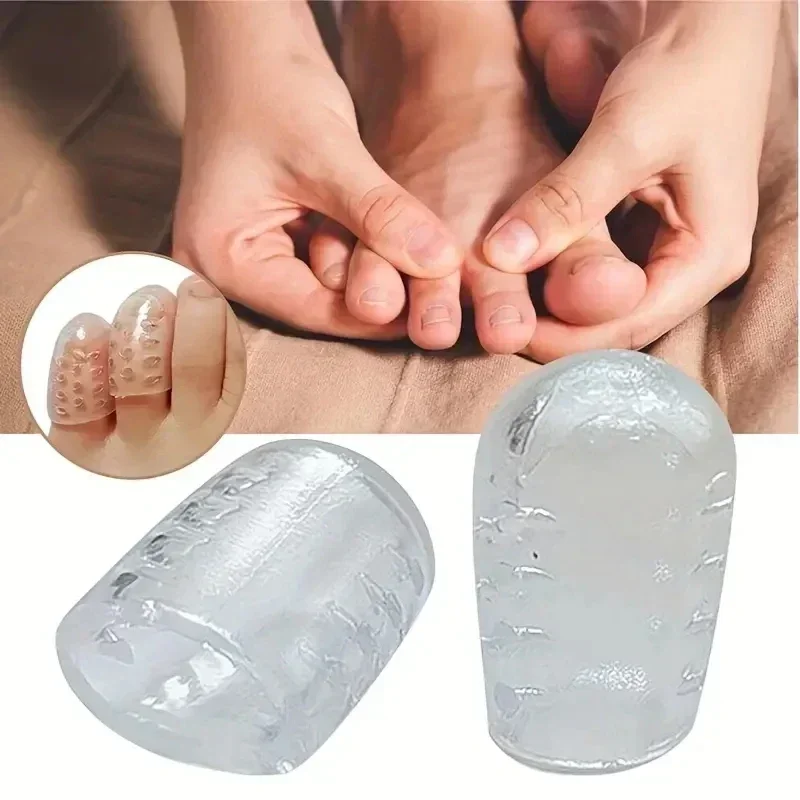 Anti-abrasion Toe Protector, Anti-abrasion Toe Protector, Silicone Toe Protector, Gray Nail, Ultra-thin Ankle Protector