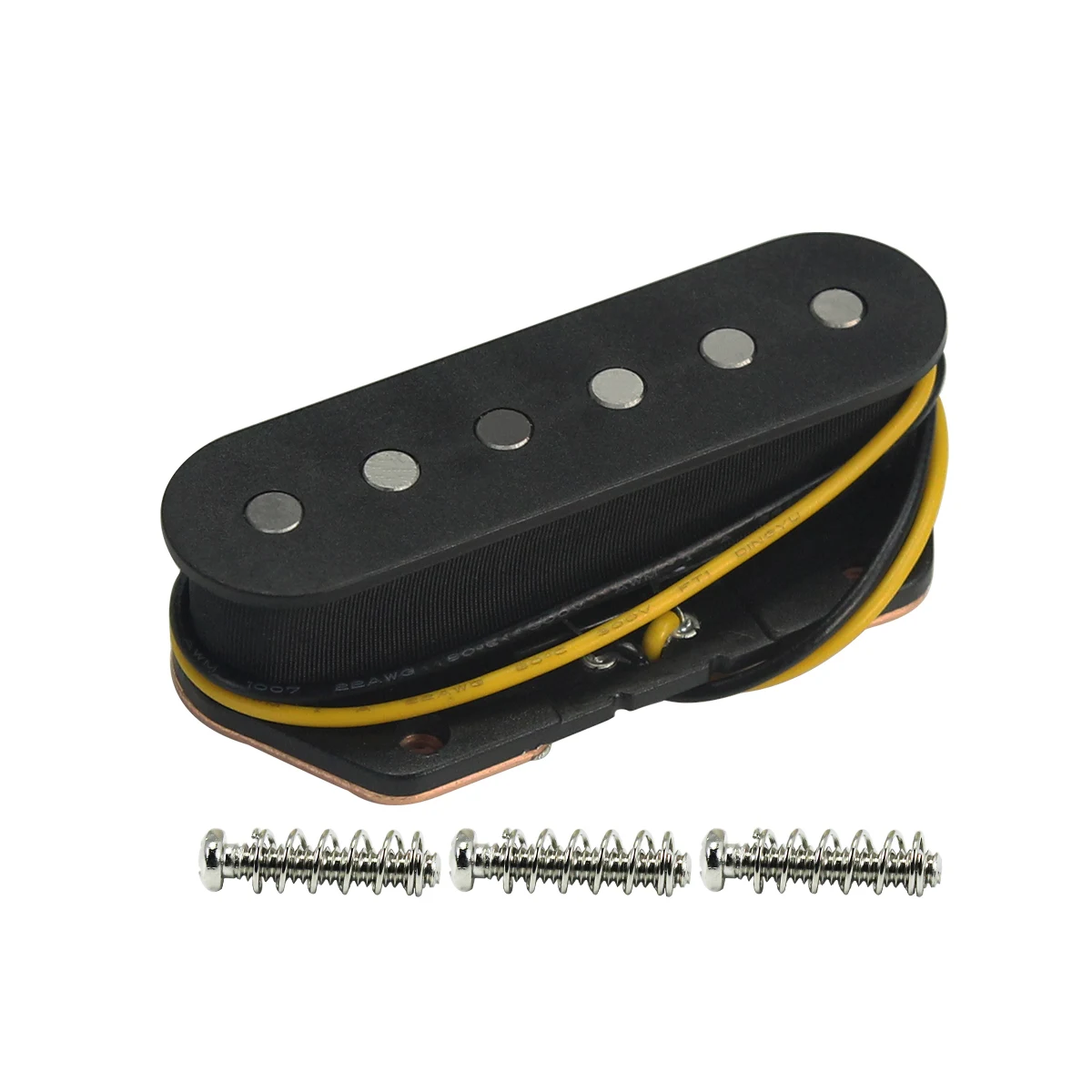 FLEOR Vintage Alnico 5 Electric Guitar Bridge Pickup TL Black for TL Guitar Parts