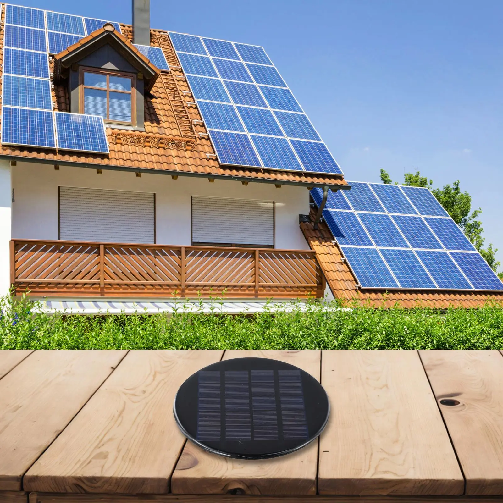 Energetic Outdoor for companion Miniature Black Panels Designed To Generate for maximum Output At Size Of 120mm