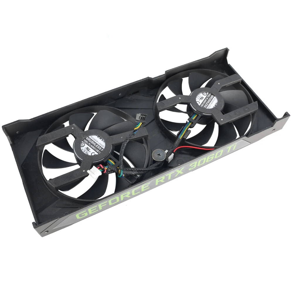 ใหม่พัดลมระบายความร้อน PLA09215B12H 87มม. สำหรับ dell/lenovo RTX 3060 Ti 3070 3080การ์ดจอ3090แบบสองลูกพร้อมเคส