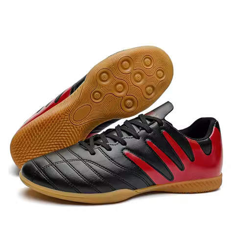 New Men Football Boots Adult Training Sport Soccer Shoes Cleats Boys Outdoor Long Spikes Non Slip Breathable Match Comfortable