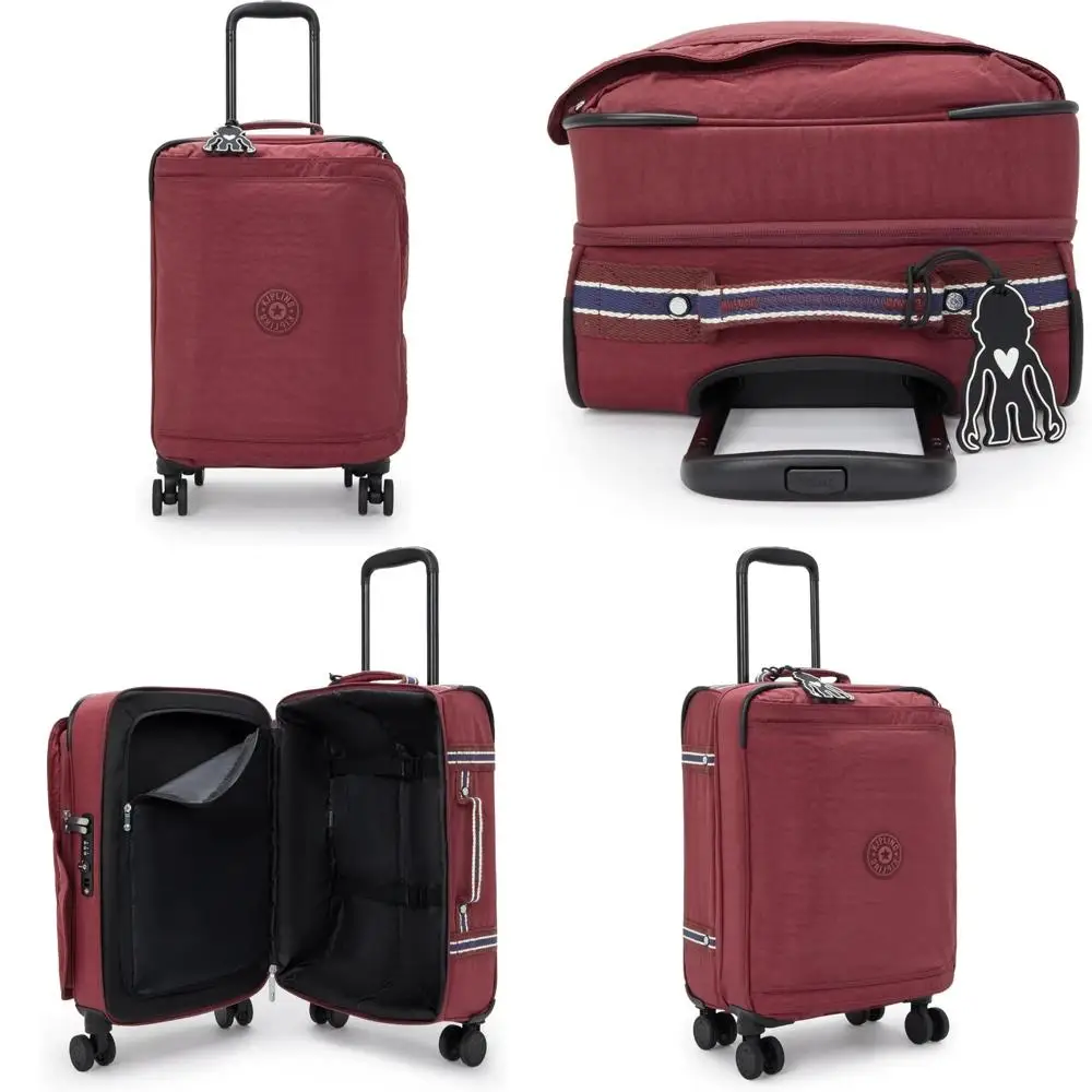 

женская компактная спиннерная сумка Softside с замком, одобренным tsa