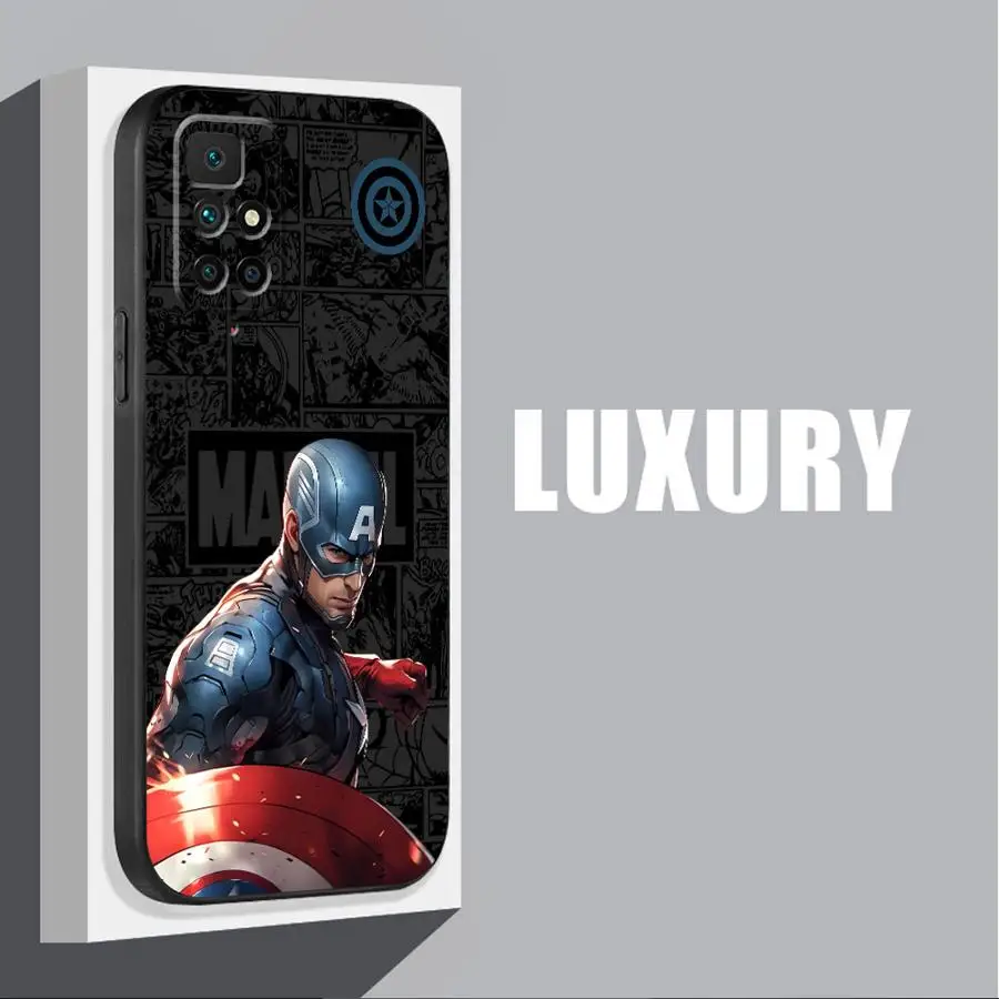 Marvel Sipiderman Phone Case for Redmi Note 7 8 Pro 8T 9 Pro 9S 10 4G 5G 10 11S 10 11 12 13Pro 10Lite 12 13ProPlus5G 12 13 4G 5G