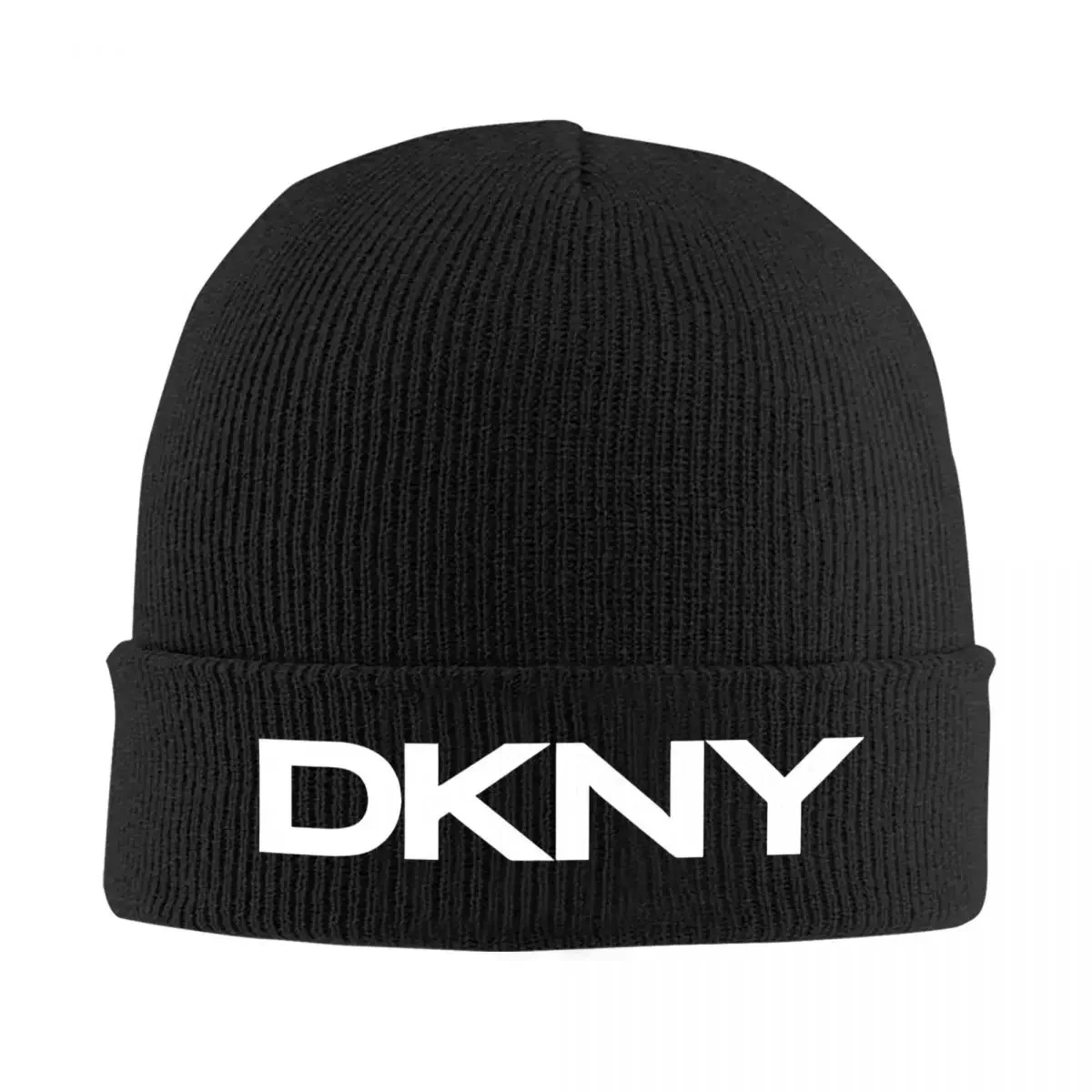 Fashion DKNYS Logo Knit Hat Beanie Autumn Winter Hats Warm Color Cap for Men Women