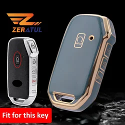 5 Buttons Car TPU Key Case Cover Holder For KIA Seltos Sportage KX5 Niro Forte K3 K5 Optima Soul Telluride Ceed Sorento Cerato