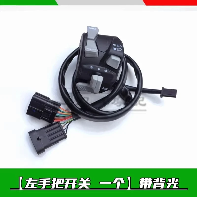 Interruttore Manubrio Sinistro Destro Avviamento Clacson per Moto Benelli TRK552X TRK702X BJ700-5F TRK 702 702X