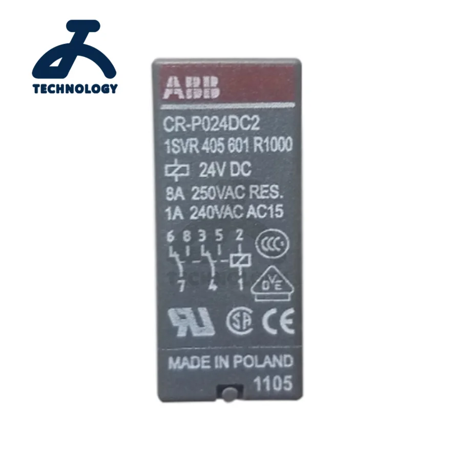 

NEW ABB plug-in intermediate interface relay CR-P024DC1 CR-P110DC1 CR-P024DC2 CR-P048DC2 CR-P110DC2