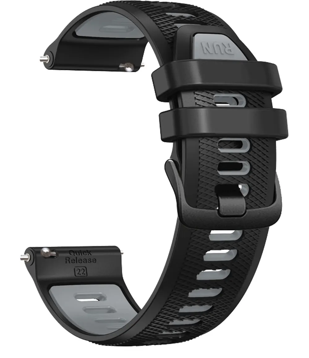 22 mm Silikon-Smartwatch-Armband für Garmin Forerunner 265, Ersatzgürtel für Forerunner 255 Music Vivoactive 4 Venu 2 Armband – Detail 21
