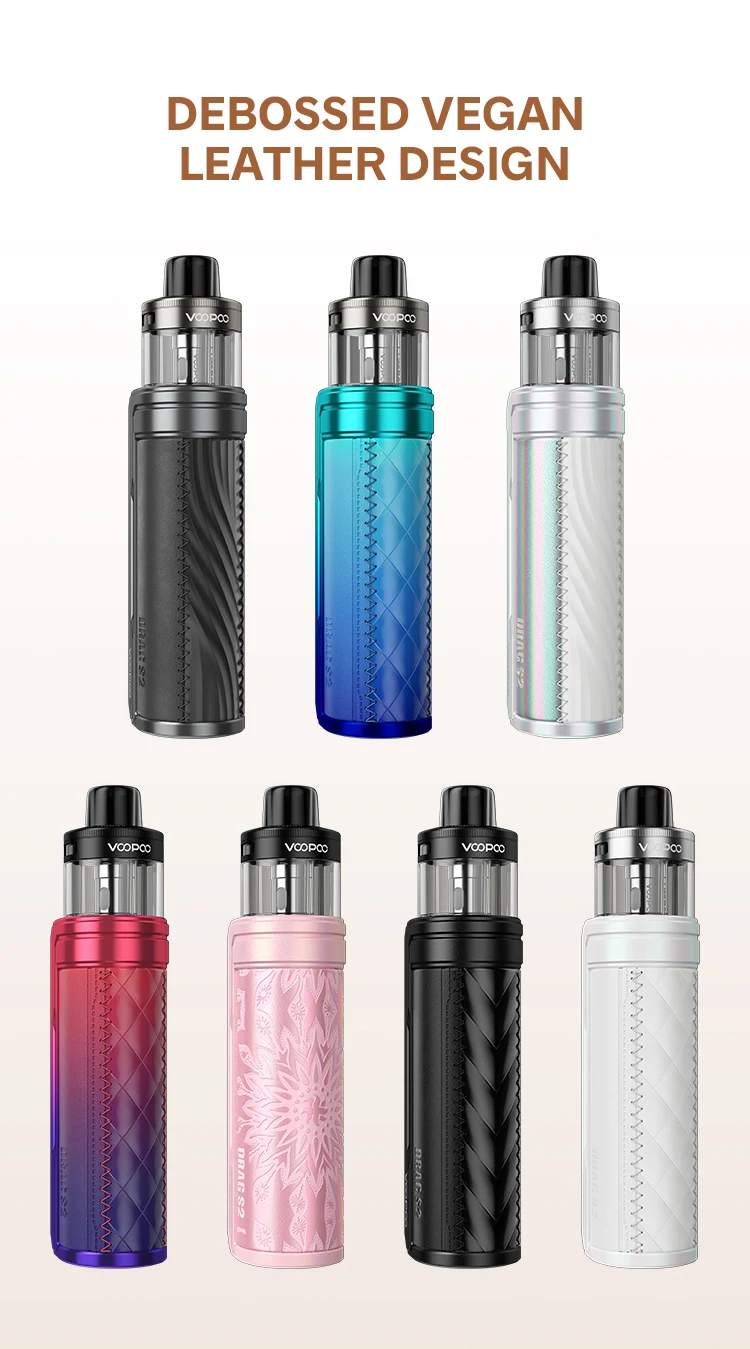 Officieel VOOPOO DRAG S2 KIT PnP X vernevelingsplatform, ingebouwde 2500 mAh batterij PnP X-cartridge DTLPnP X 0,2 Ω / PnP X 0,3 Ω