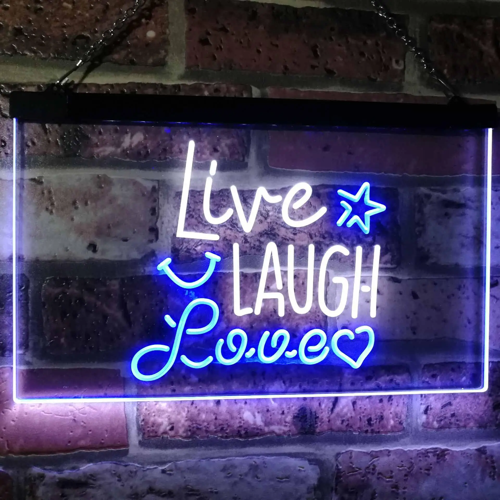 Live Laugh Love Dual Color Led Neon Sign st6-i3082