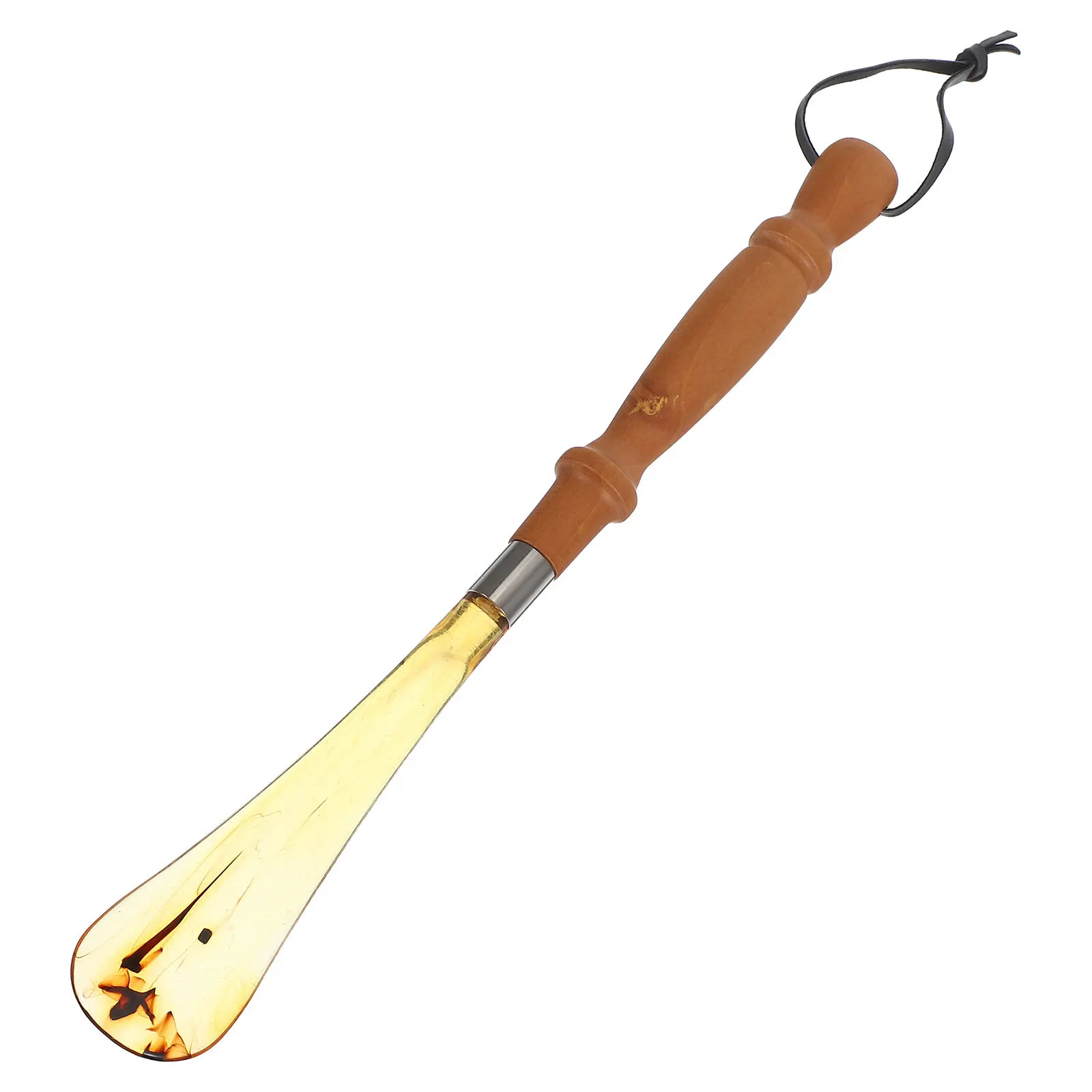 

Wood Shoehorn Long Handle for Seniors Portable Wooden Shoe Helper Durable Lazy Shoe Horn for Men Women Pregnancy Use