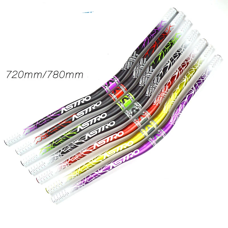 Kierownica rowerowa kierownica MTB ze stopu aluminium do kierownicy roweru górskiego szosowego 31.8mm * 720/780mm kierownica do roweru