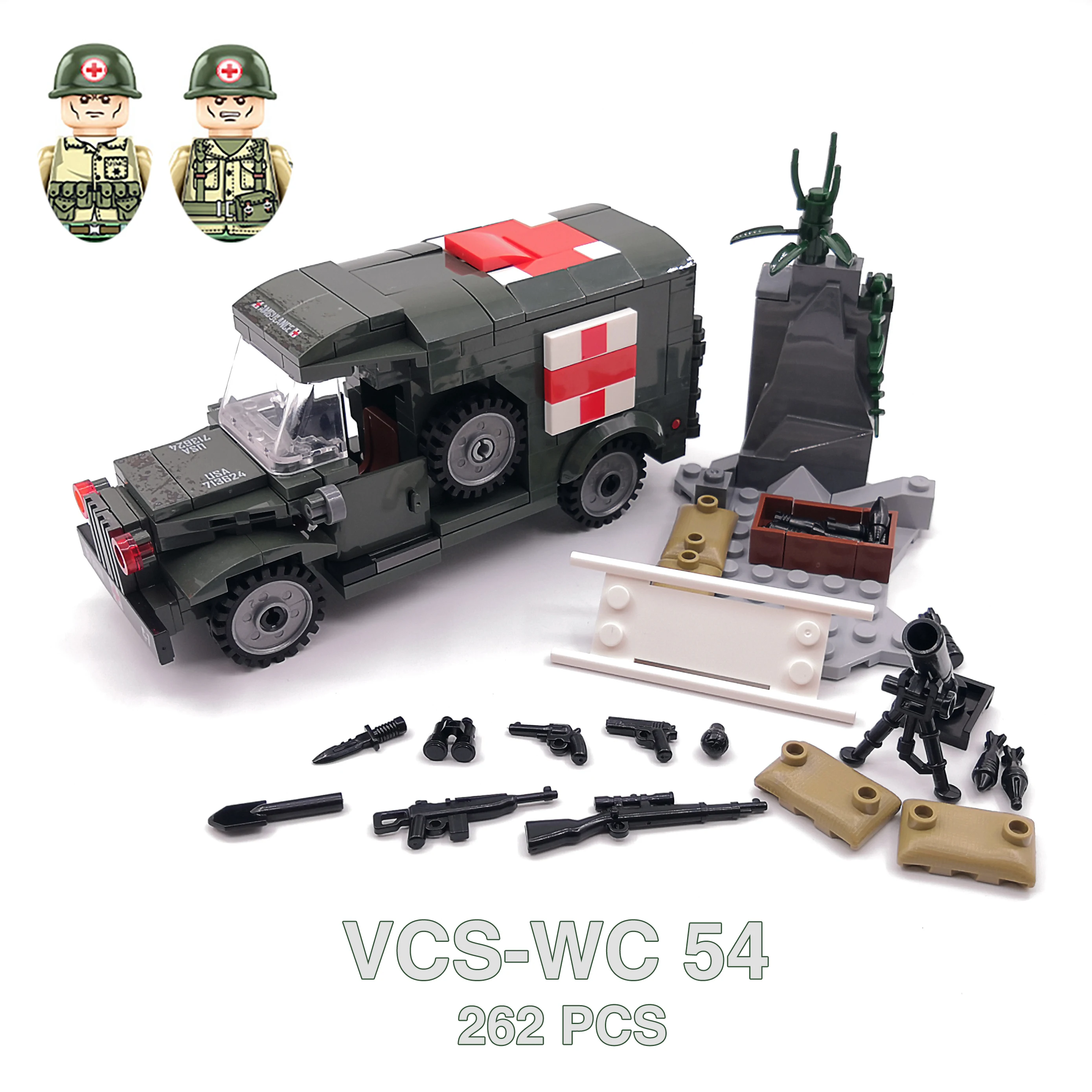 KV2 PanzerVI cresta carri armati militari US Army Quan Guan WW2 arma da guerra soldato figura modello Building Block Brick kid giocattoli per bambini