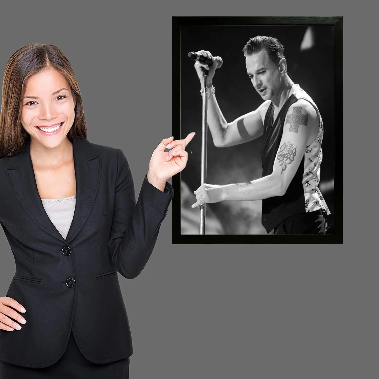 ملصق فني من القماش من Dave Gahan، لوحة فنية جدارية، طباعة صور، عائلة حديثة، ديكور غرفة النوم، ملصقات، لوحة زخرفية #4