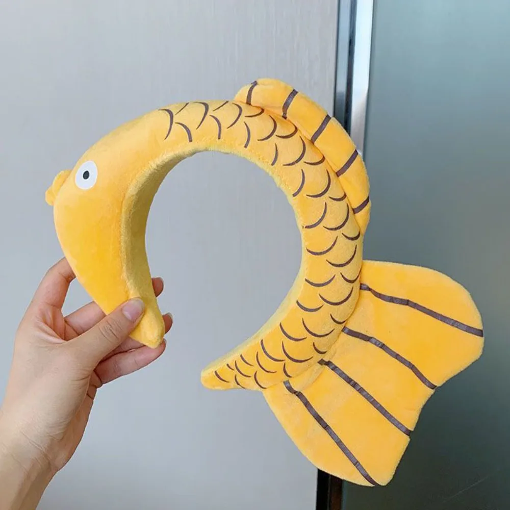 عصابة رأس قطيفة على شكل حيوانات لطيفة ، أغطية رأس برسوم كرتونية ، فستان من القماش ، مضحك