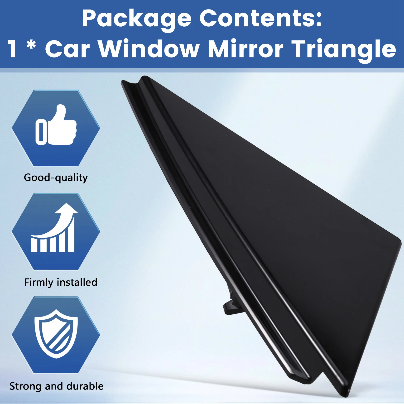 A20K-Neue Seite Tür Spiegel Rückspiegel Fenster Ecke Rahmen Trim Panel Für Buick Lacrosse 2016-2021 Dreieck Design