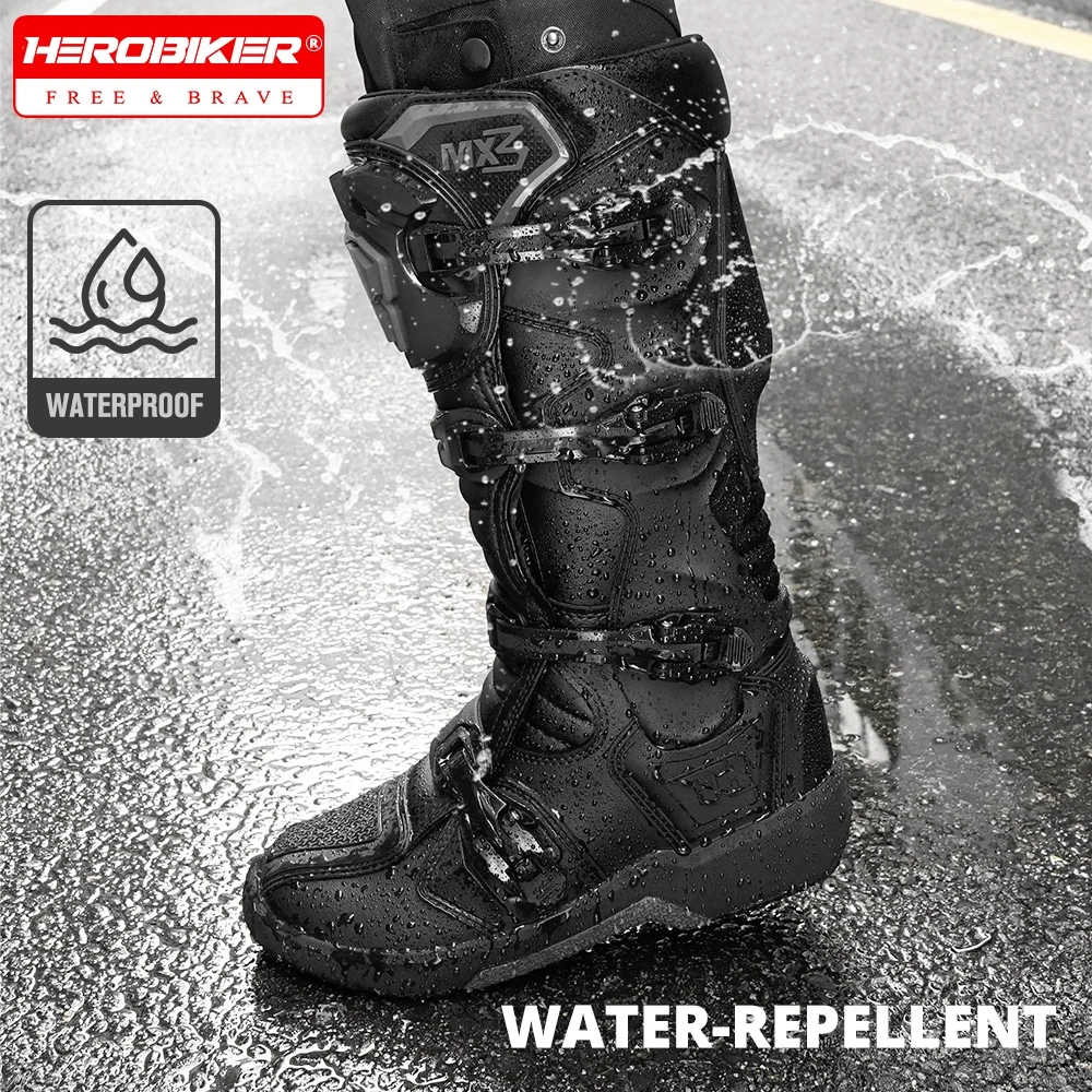 

Professional Off-road Motorcycle 4 Season Riding Boots Motorcycle Rider Protective Shoes Motocross Shoes