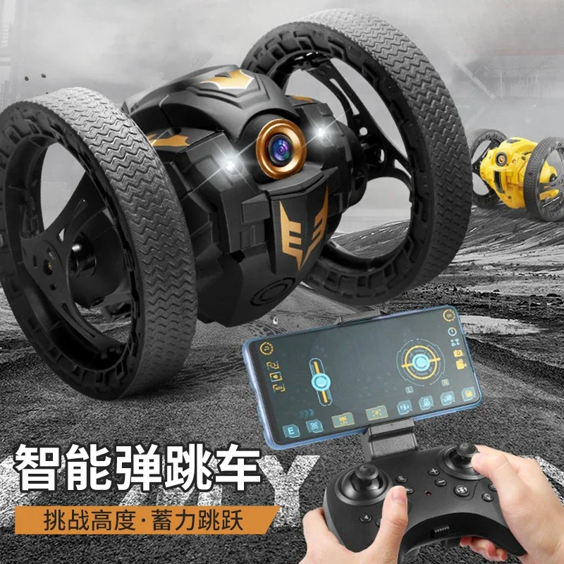 Remote Control Car Bounce Belt Camera Black Technology Off road Drift Charging 4WD Racing Children's Toy Boy